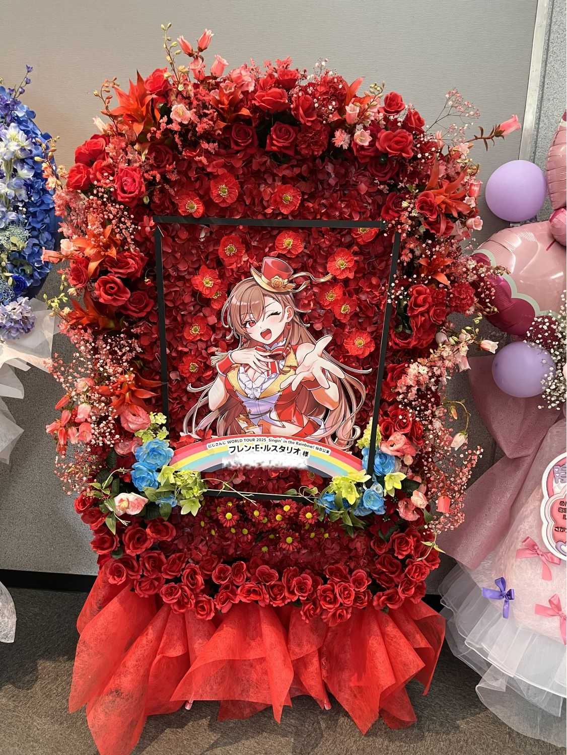 仙台サンプラザホールへ推し花お届けいたしました
