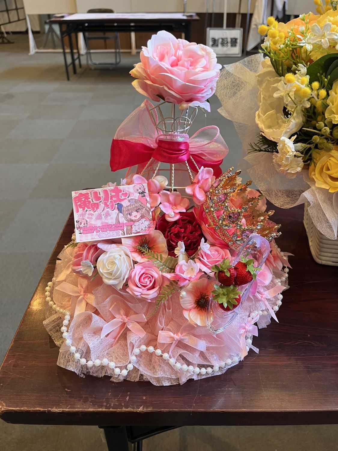 仙台サンプラザホールへ推し花お届けいたしました(楽屋花